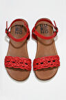Bueno Shoes Kırmızı Deri Kadın Sandalet 01wu4251