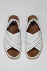 Bueno Shoes Beyaz Deri Kadın Sandalet 01wu3309