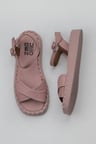 Bueno Shoes Gül Kurusu Deri Kadın Düz Sandalet 01wy9102
