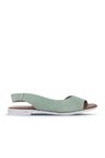 Bueno Shoes Yeşil Açık Alf Süet Kadın Sandalet 01wa3013