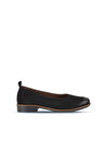 Bueno Shoes Siyah Nubuk Kadın Babet 01wd3800