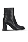 Bueno Shoes Siyah Deri Kadın Topuklu Bot 42wb45401