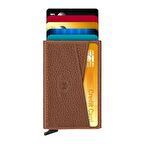 Crosswise Anıtolia Hakiki Deri Pratik Mekanizmalı Kartlık Taba