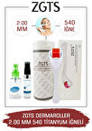 Zgts Dermaroller 2.00 Mm Titanyum 540 Iğneli Derma Roller