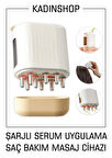 Kadınshop Yeni Nesil Şarjlı Saç Bakım Cihazı Serum Ampul Uygulama Masaj Cihazı Saç Güçlendirme Yüksek Frekans