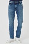 Texas Straight Fit Normal Bel Denim Esnek Jean Kot Pantolon