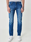 Rider Slim Straight Fit Dar Kesim Esnek Jean Kot Pantolon