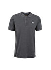 Regular Fit Normal Kesim Polo Yaka Antrasit Tişört