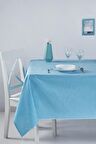 Pötikareli Masa Örtüsü Turkuaz 170x170