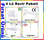 Medikalcim Muayene Masası Paravan Eskoba Serum Askısı