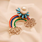 Aqua di Polo 1987 Kadın Çok Renkli Broş WTJG006501