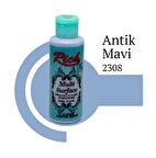 Rich Multi Surface Akrilik Boya 120ml 2306 Antik Mavi