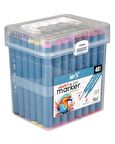 Rich Art X Sketch Marker Duo Çift Uçlu Marker Kalem 48 Renk Set 18049
