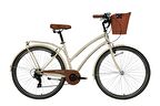 BİSAN SERENITY S KADIN ŞEHİR BİSİKLETİ 46CM V 28 JANT 7 VİTES KREM SİLVER