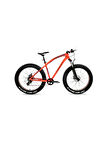 Bisan Savage FT1 Deore 10 Vites MD Fren 26 Jant Fat Bike Bisikleti Neon Turuncu Mavi 46 Kadro