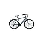 Bisan Comfortline 26 V 19K Şehir Bisikleti Metalik Gri Siyah