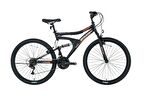 BİSAN MTS 4300 AMS.ERKEK DAĞ BİSİKLETİ 40CM V 24 JANT 21 VİTES MAT SİYAH TURUNCU
