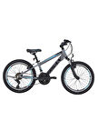 BİSAN COOPER ÇOCUK BİSİKLETİ 30 CM V 24 JANT 21 VİTES FÜME SİYAH MAVİ