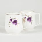 Evaliza Buket Mor Çiçek 2'li Mug 350 ml