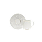 Evaliza Paisley Gold Double 6 Kişilik Kahve Fincan Takımı 130 ml