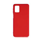 Galaxy M31S ile Uyumlu Cappy Silikon Kılıf Kırmızı
