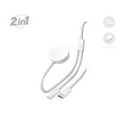 X-GoLink 2 in 1 Kablosuz Manyetik Şarj Cihazı Type-C - Lightning Şarj ve Data Kablosu Xlevel