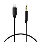 Woyax by Deji iPhone Lightning 3.5mm Aux Ses Kablosu 1.2M