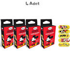 Mickey Mouse Yara Bandı 4'lü Paket (40 Adet)