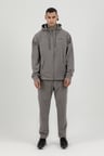 Airlife Sportswear Tam Boy Fermuarlı Erkek Kapüşonlu Eşofman Takımı Gri