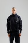Airlife Sportswear Erkek Dik Yakalı ve Yarım Fermuarlı Sweatshirt Lacivert