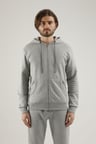 Airlife Sportswear Erkek Kapüşonlu Fermuarlı Sweatshirt Gri