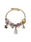 JTAW24ÇEB1440 JANTİ ÇELİK BİLEKLİK - PANDOORANIN CHARMLARI GOLD RENK KARARMAZ