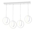 1909-4 Beyaz 4 lü Sıralı Led Avize