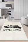 Homshtag Dünyanın En İyi Doktoru Dokuma Tabanlı Yıkanabilir Kaymaz Doktor Halısı