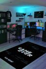 Homshtag Oyun Bitti Dokuma Tabanlı Yıkanabilir Kaymaz Gamer Halısı