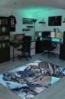 Homshtag Yasuo Dokuma Tabanlı Yıkanabilir Gamer Halısı