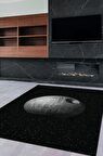 Homshtag Death Star Dokuma Tabanlı Yıkanabilir Kaymaz Star Wars Film Halısı