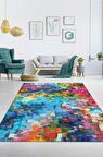 Homshtag Renkli Rüya Dokuma Tabanlı Yıkanabilir Dekoratif Halı