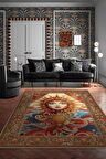 Homshtag Güneş Temalı Çok Renkli Salon Halısı Hippie Ev Dekoru İndie Oda Dekoru Oturma Odası Halısı
