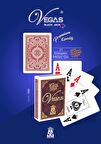 VEGAS-666 Plastik Oyun Kartı (Black Jack, 21, Var var, Poker Plastik Oyun Kağıdı) Tek deste