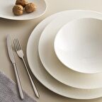 Porland Illusion Alumilite 27 Parça 6 Kişilik Klasik Yuvarlak Porselen Yemek Takımı 