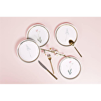 Porland Botanical 4lü Pasta Takımı 18cm