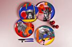 Porland Wild Life 28cm 4lü Servis Takımı