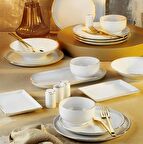 Porland Afra 60 Parça 12 Kişilik Yemek Takımı