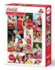 Art Puzzle Coca - Cola Vintage Kızları Kolaj 15+ Yaş Küçük Boy Puzzle 1500 Parça