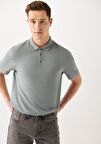 Mavi Lux Touch Polo Yaka Modal Gri Tişört 066157-31345
