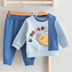Miomini Ayı Baskılı 2'li Erkek Bebek Takım 5279