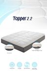 Topper 2.2 - Adaptif Visco Yatak Pedi - Memory Foam - Exclusive Extra Dolgun Kılıflı