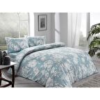 TAÇ RANFORCE ABRIL MAVİ TEK KİŞİLİK NEVRESİM TAKIMI