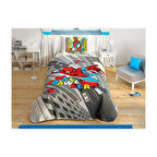 TAÇ LİSANSLI YORGAN SETİ SPİDERMAN WALL CRAWLER TEK KİŞİLİK